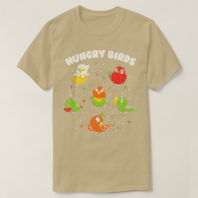 Camiseta Parques de Fruta de Aves Fome de Tobe Fonseca (Frente do Design)