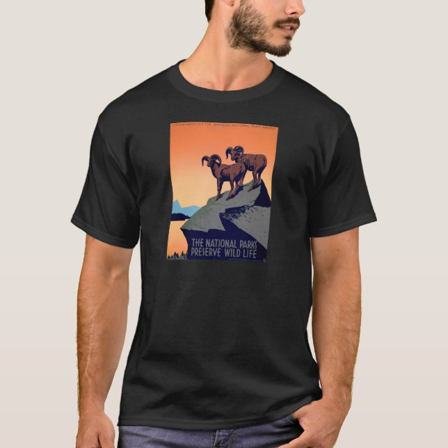 Camiseta Parques nacionais (Frente)