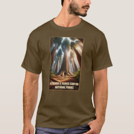 Camiseta Parques Nacionais do Sequoia & Kings Canyon