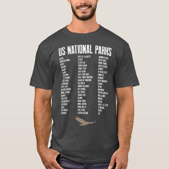 Camiseta Parques Nacionais dos EUA (Frente)