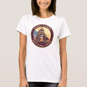Camiseta Parques Nacionais Kenai Fjords
