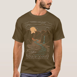 Camiseta Parques Nacionais Yosemite Yosemite Linear Art 2°