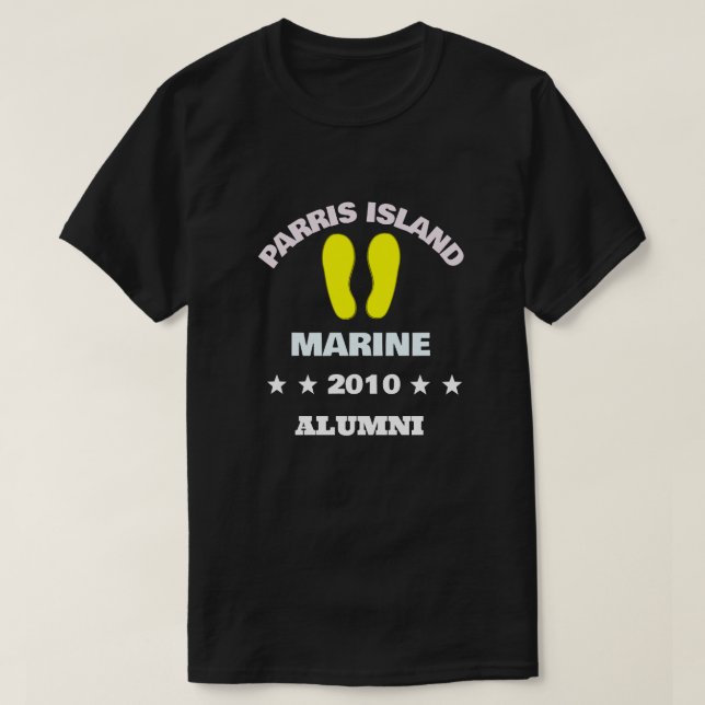 CAMISETA PARRIS ISLAND ALUMNI 10 (Frente do Design)
