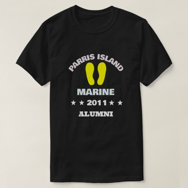 CAMISETA PARRIS ISLAND ALUMNI 11 (Frente do Design)