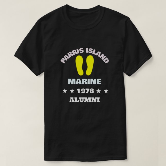 CAMISETA PARRIS ISLAND ALUMNI 78 (Frente do Design)