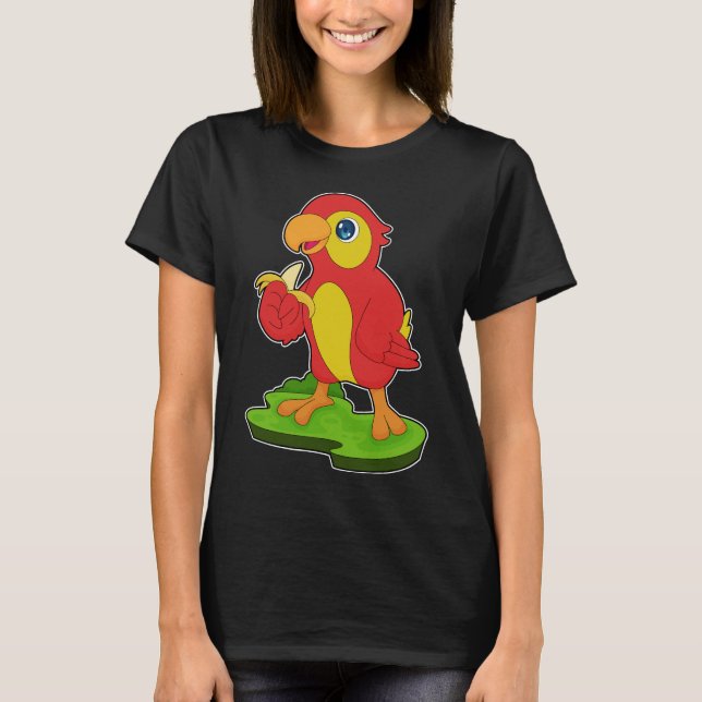 Camiseta Parrot Banana Fruta (Frente)