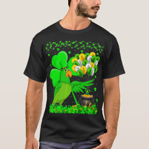 Camiseta Parrot Bird Lover Funny Shamrock Rua de papagaio P
