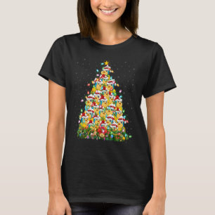 Camiseta Parrot Bird Xmas Lights Papais noeis Parrot Christ