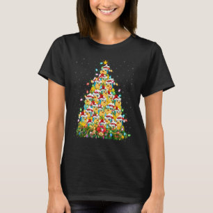 Camiseta Parrot Bird Xmas Lights Papais noeis Parrot Christ