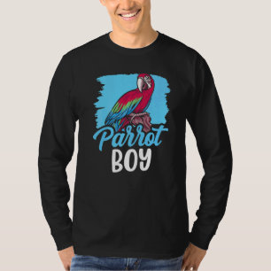 Camiseta Parrot Boy Pet Cute Parrots Animal