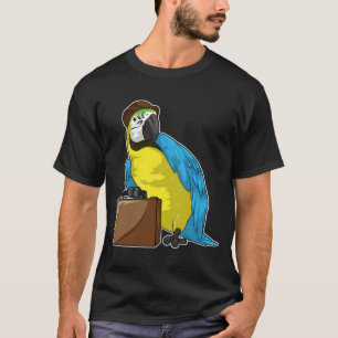 Camiseta Parrot Businessman Briefcase
