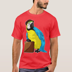 Camiseta Parrot Businessman Briefcase
