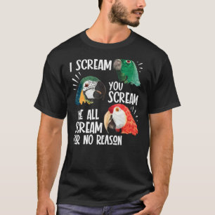 Camiseta Parrot, Eu Gritar Que Você Gritar Que Todos Nós Gr