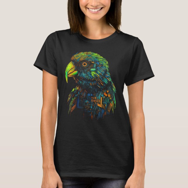 Camiseta Parrot Fantasy Animal Bird Parrot (Frente)