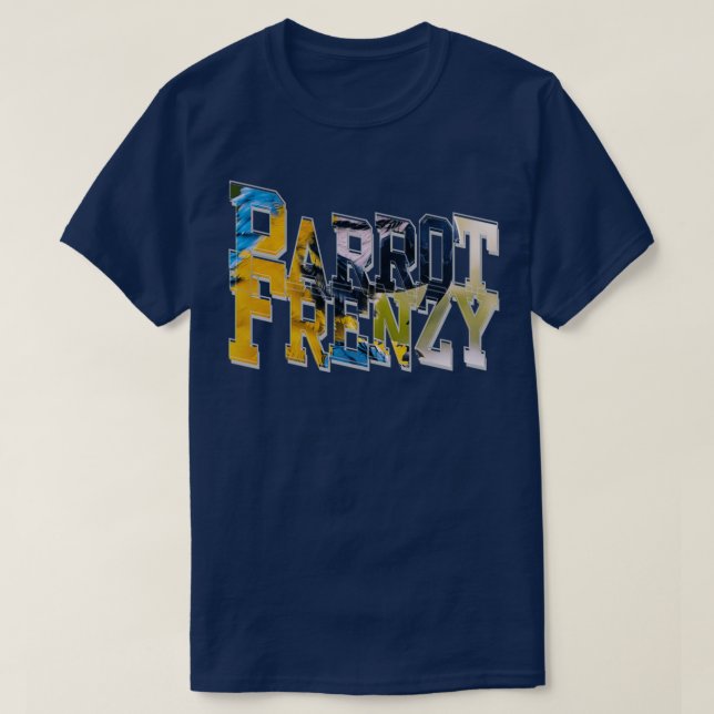 Camiseta Parrot Frenzy (Frente do Design)
