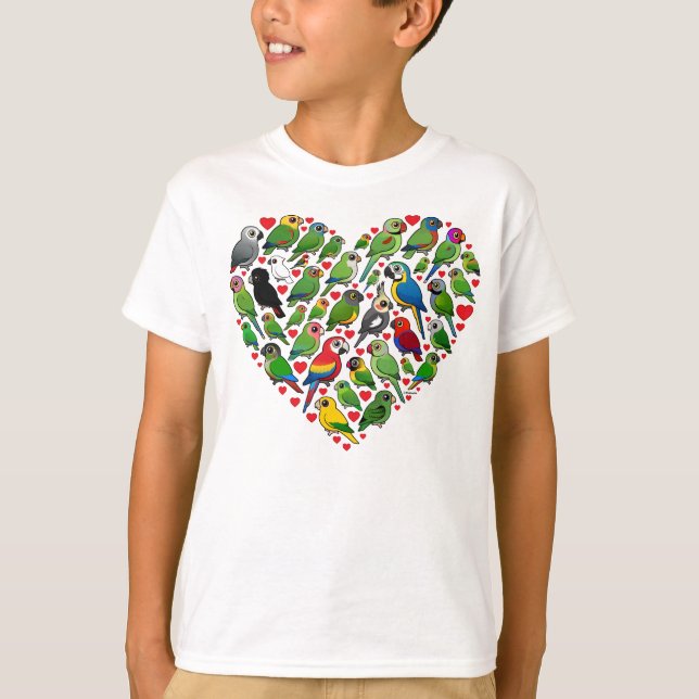Camiseta Parrot Heart (Frente)
