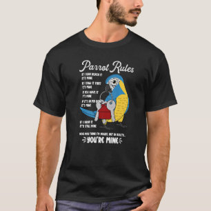 Camiseta Parrot House Regulamentação É Mina I Blue-throated