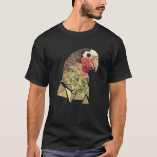 Camiseta Parrot Macaw Bird Engraçado, Homem Geométrico Mulh