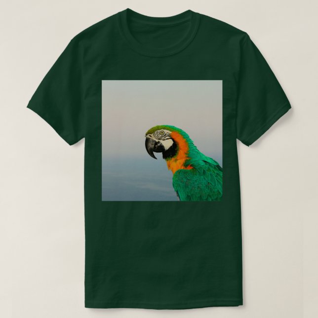 Camiseta parrot photo with high resolution quality 4 (Frente do Design)