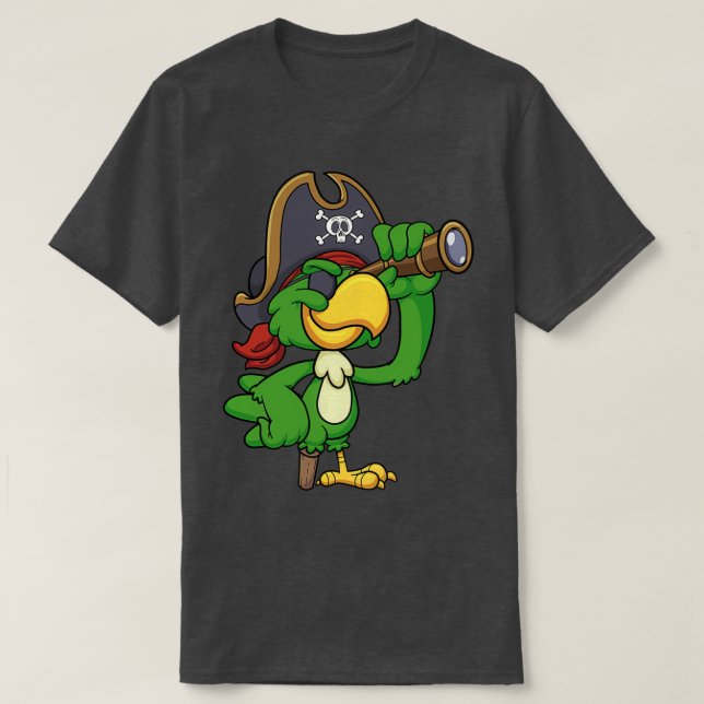 Camiseta Parrot Pirate (Frente do Design)