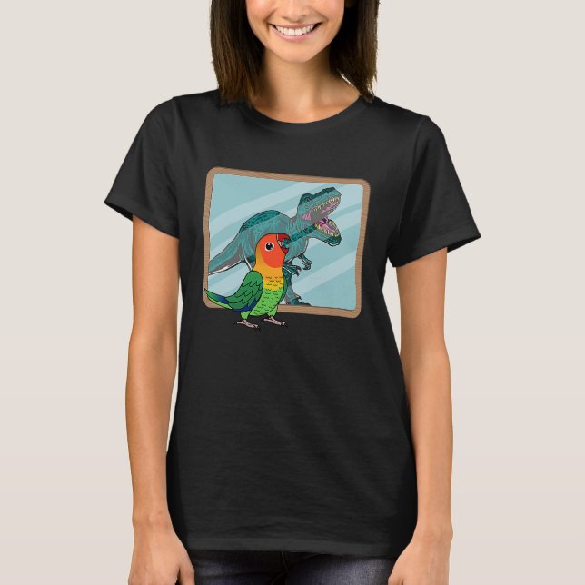 Camiseta Parrot & Rex Reflection I Fischers Lovebird (Frente)