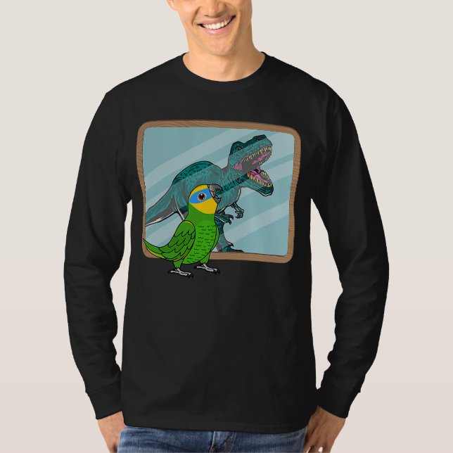 Camiseta Parrot & Rex Reflection I Orange winged Amazon (Frente)