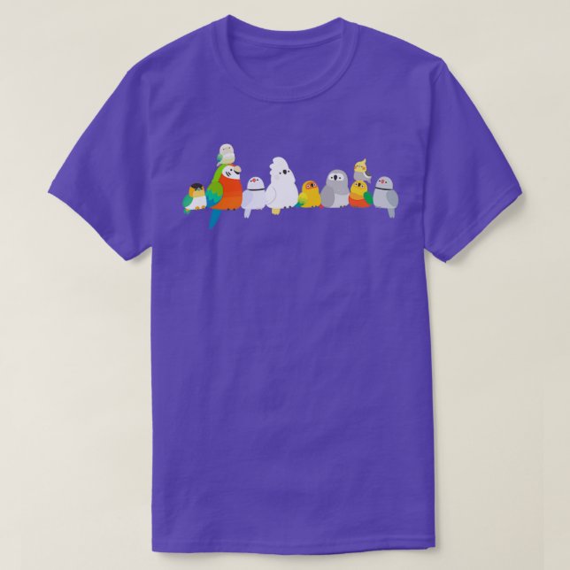 Camiseta Parrot Row (Frente do Design)