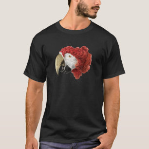 Camiseta Parrot Scarlet Macaw Tropical Birds Ill