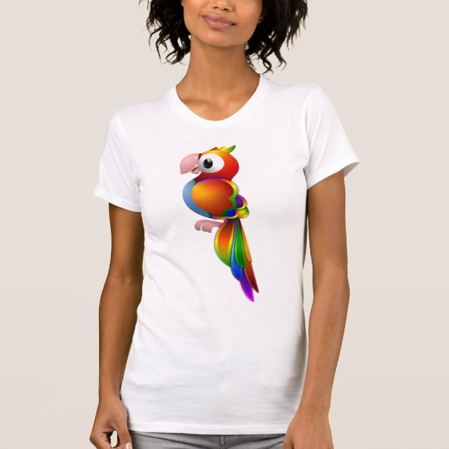 Camiseta Parrot Womens T-Shirt (Frente)