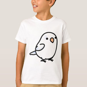 Camiseta Parrotlet Branco Chubby