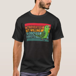 Camiseta Parrotlet Verde Apresentado Mas Parrots