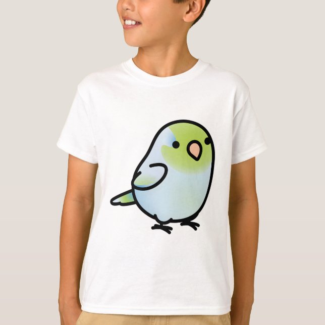 Camiseta Parrotlet Verde Diluído (Frente)