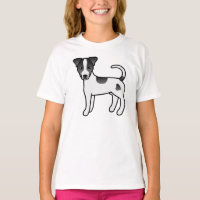 Parson Russell Terrier de Pelo Liso Preto e Branco