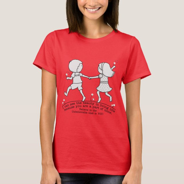 Camiseta Parte da minha vida (Frente)