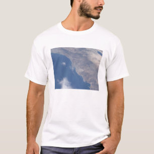 Camiseta Parte de Califórnia do sul como visto do espaço