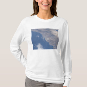 Camiseta Parte de Califórnia do sul como visto do espaço