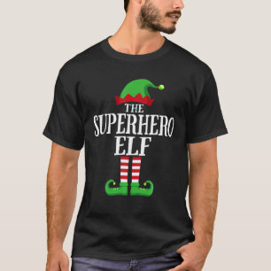 Camiseta Parte de Natal do Grupo Familiar do Super-Herói El