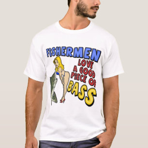 Camiseta Parte de t-shirt e de presentes da pesca da perda