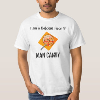 Camiseta Parte deliciosa de doces do homem