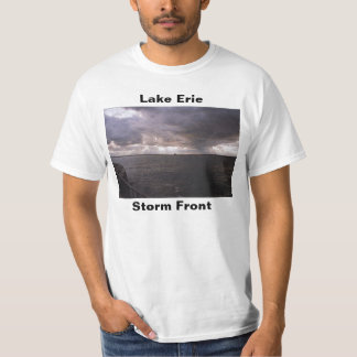 Camiseta Parte dianteira da tempestade do Lago Erie