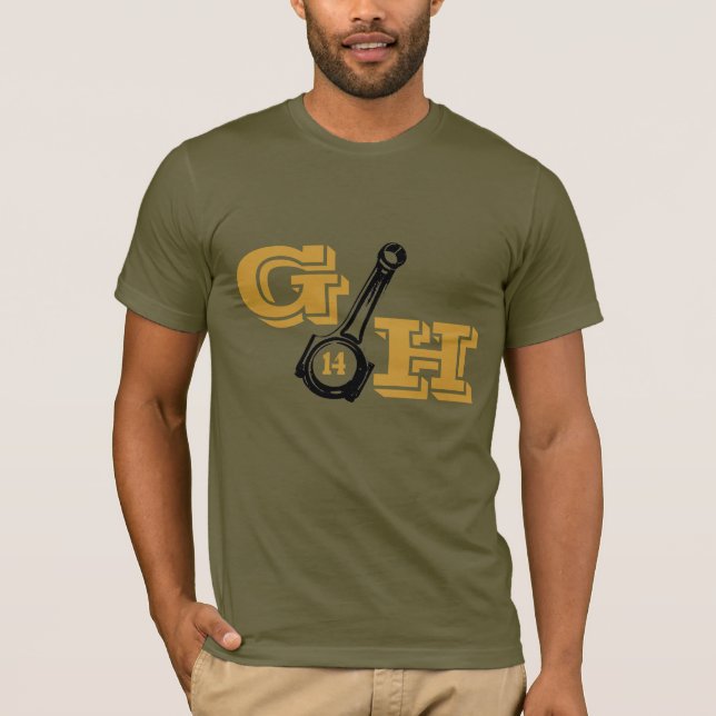 Camiseta Parte dianteira de G&H 14/traseiro (Frente)