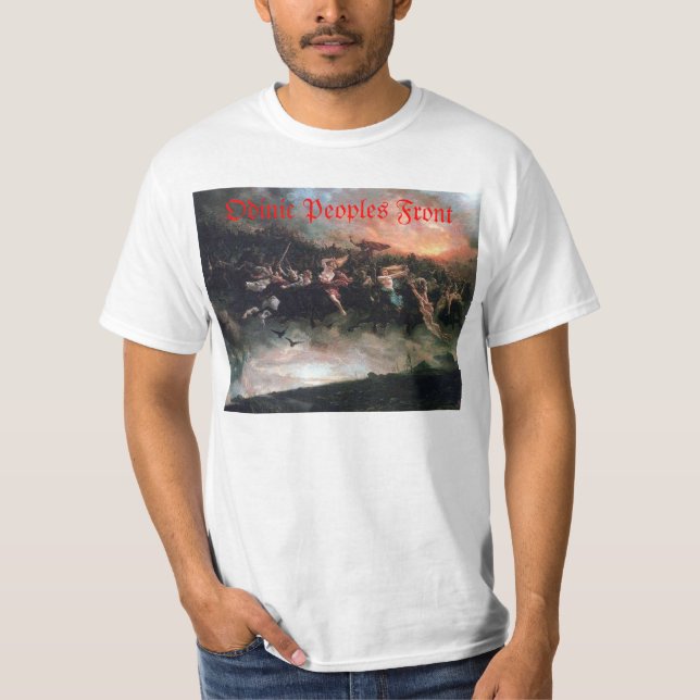Camiseta Parte dianteira de povos de Odinic (Frente)