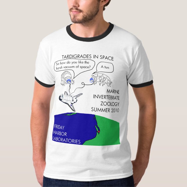 Camiseta Parte dianteira de Tardigrades somente (Frente)