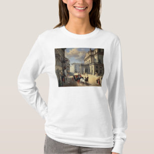Camiseta Parte dianteira do teatro do La Scala, 1852