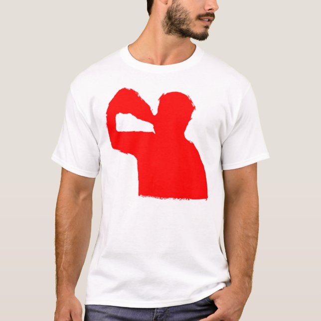 Camiseta PARTE DIANTEIRA E PARTE TRASEIRA do bebedor (Frente)