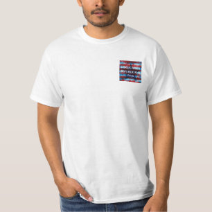 Camiseta Parte dianteira e parte traseira unisex do t-shirt