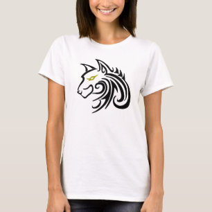 Camiseta Parte dianteira fêmea alfa