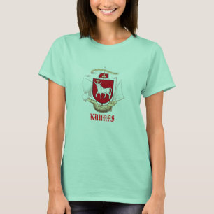 Camiseta Parte dianteira NOVA do COA de Kaunas Lietuva