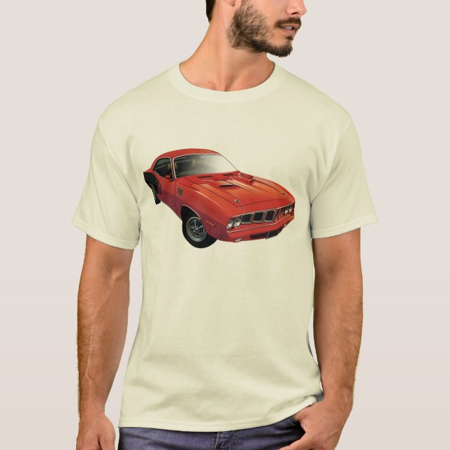 Camiseta 'Parte dianteira vermelha de Cuda (Frente)