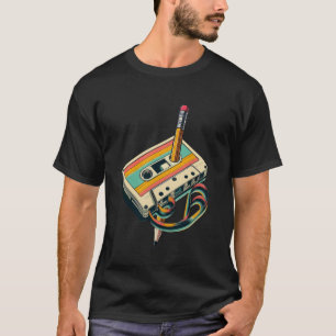 Camiseta Parte do Amante de Música Antiga da Fita Cassete d